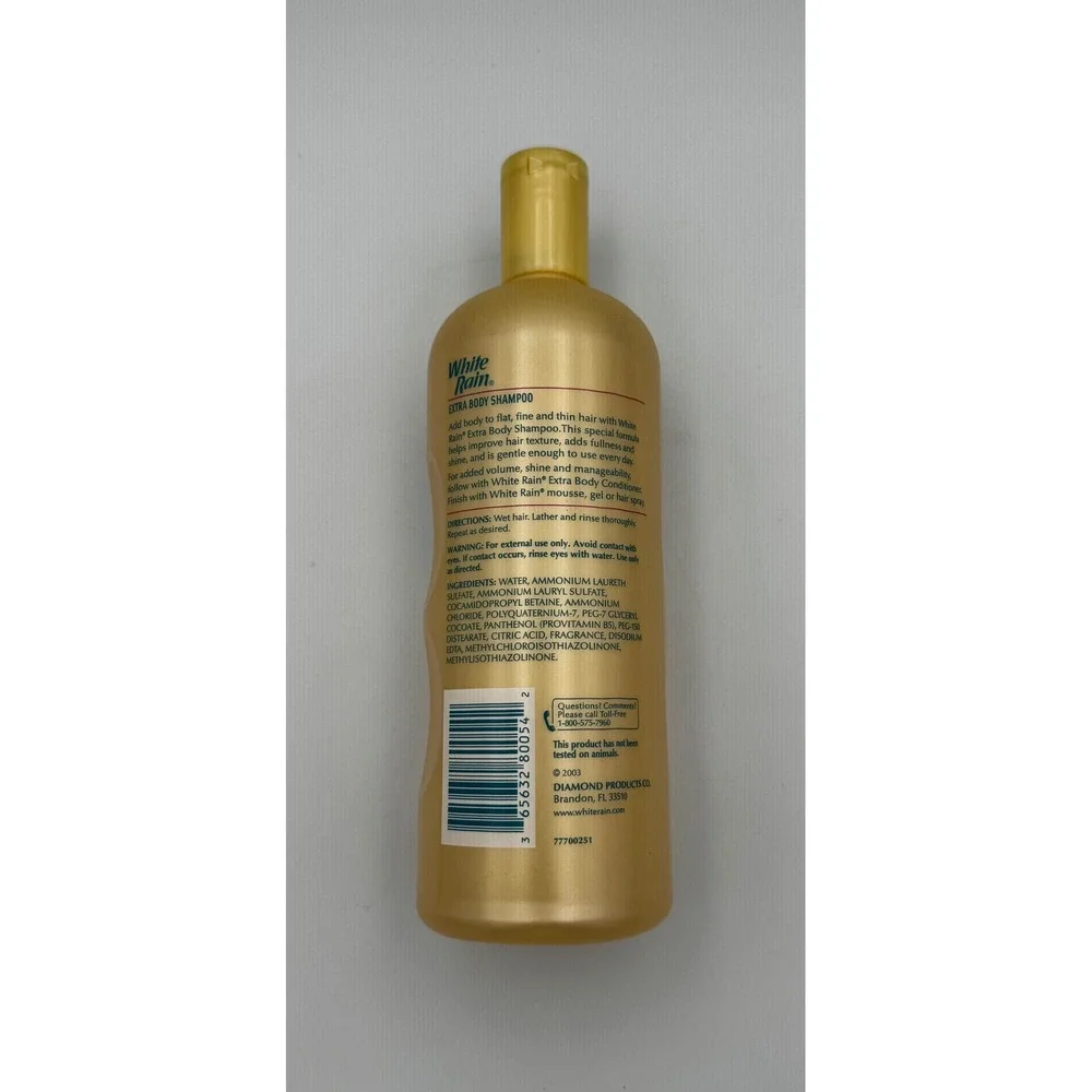 Vintage 2003 White Rain Extra Body Shampoo 19.95 oz New Old Stock